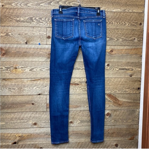 Rag & Bone Woodford Blue 5-Pockets Style Mid-rise Skinny Denim Jeans Size 28 - Picture 3 of 7